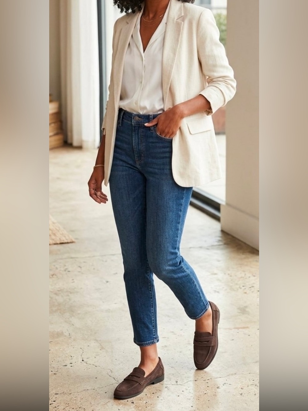 Lucky Brand Women's Brown Suede Penny Loafers